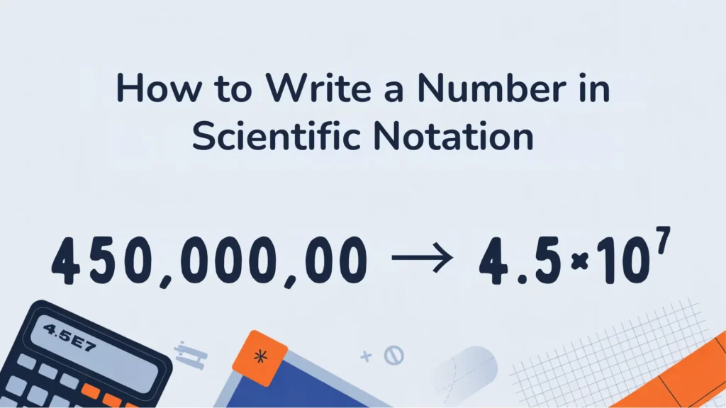 Feature Image of How to Write a Number in Scientific Notation