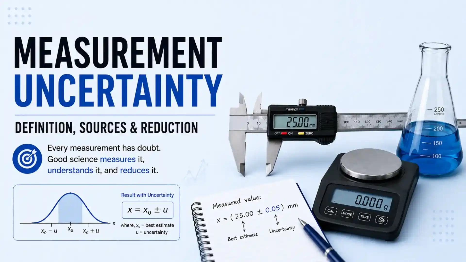Read more about the article Measurement Uncertainty | Definition, Sources, and Reduction